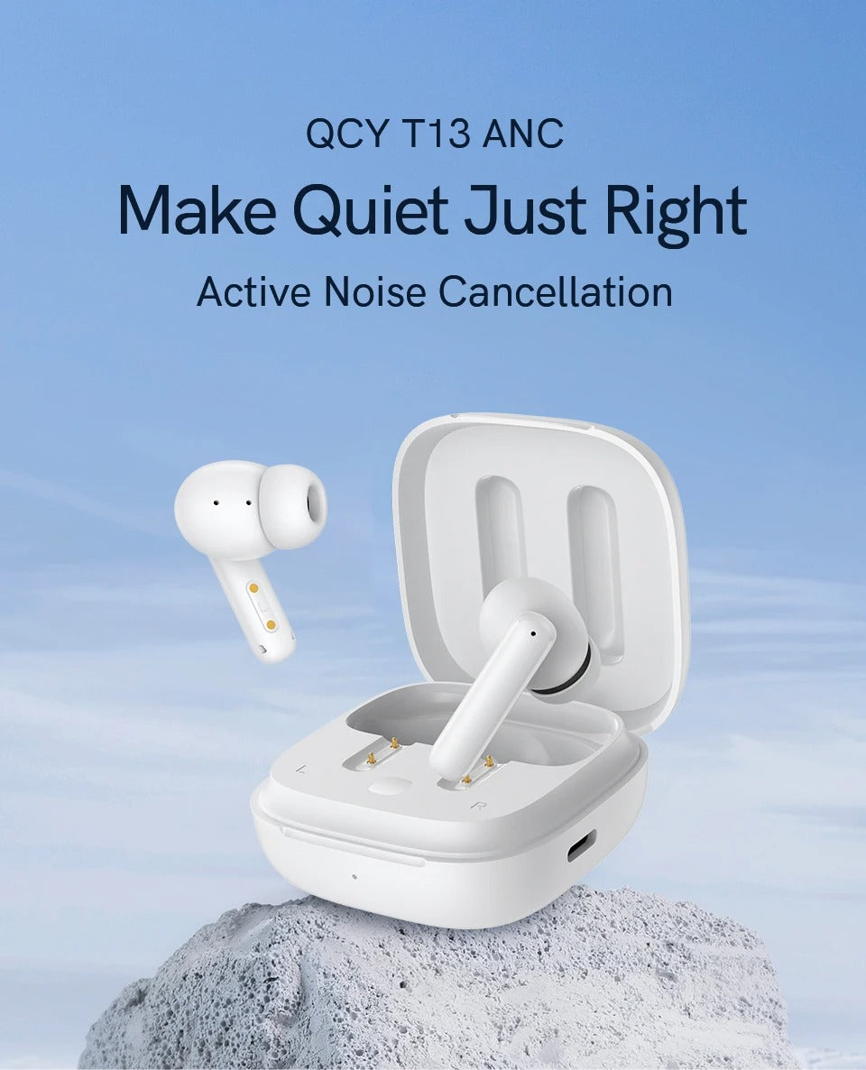 High-Quality ANC Bluetooth 5.3 Earbuds for iPhone –  Headphones with 4 Mics, ENC Noise Reduction, Calling for Music & Work