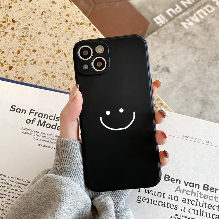 Premium Apple iPhone Case, MagSafe Compatible, Camera Lens and Screen Protection, Ultra Thin, Shockproof, Magnetic, Full All Around Protection, Smile Face Couple Cover