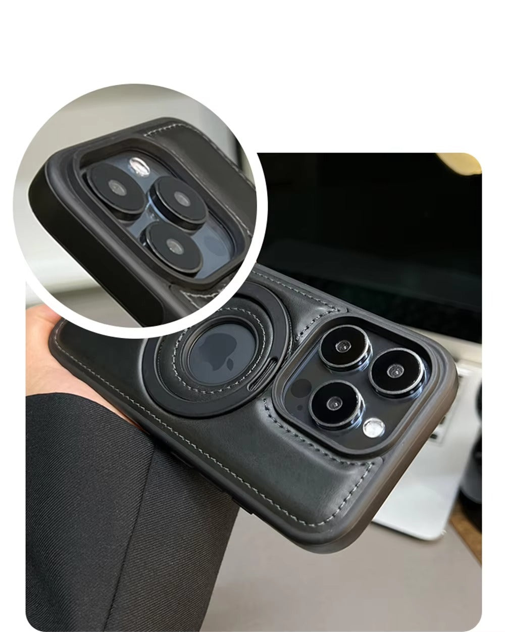 Premium Apple iPhone Case MagSafe Compatible Camera Lens Protection Screen  Protection Cover