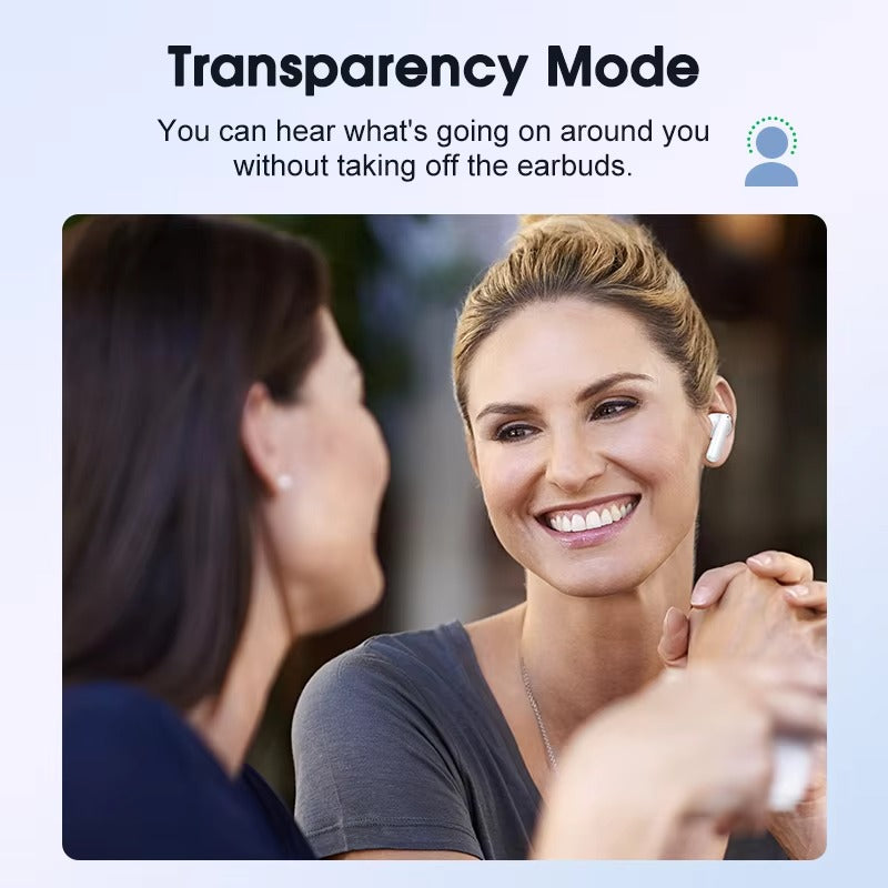 High Performance ANC Wireless Earbuds Bluetooth 5.3 – 4 Mic ENC, 68ms Low Latency, Touch Control, 30H Playtime, IPX5 Waterproof TWS Headphones