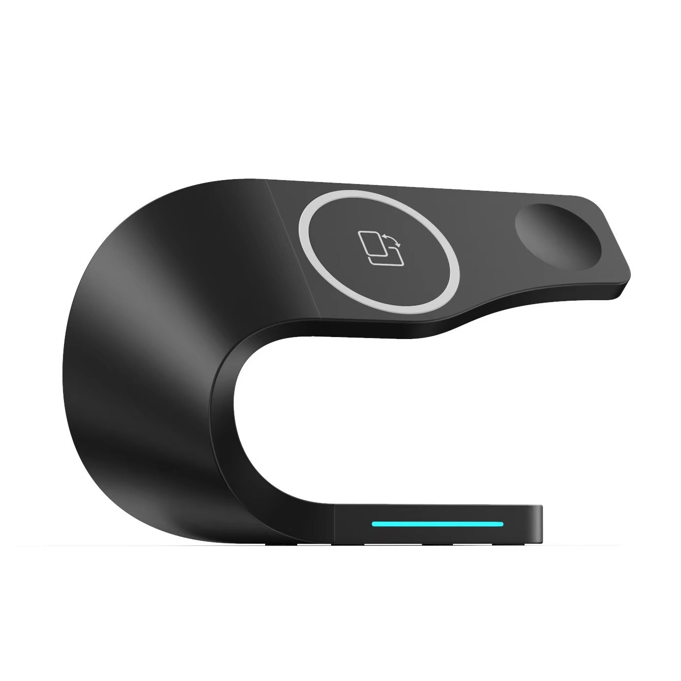 Premium 4 in 1 Magnetic Wireless Charging Station – 15W Fast Charger Dock with LED Indicator for Phones, Apple Watch, AirPods and USB Devices