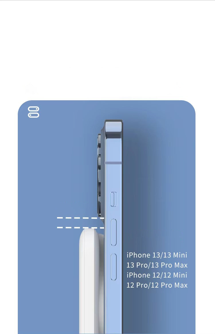 Premium, 10000mAh Magnetic Wireless Power Bank – PD Fast Charging, Portable Battery Source for iPhone, Apple Watch, AirPods