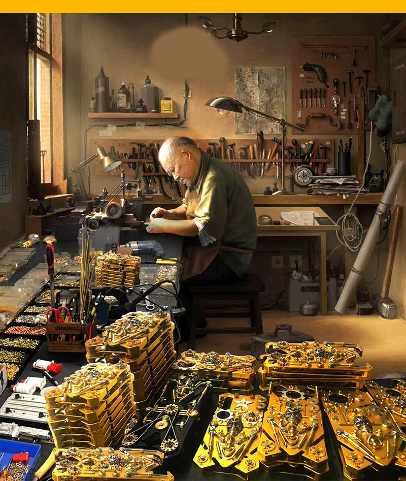 Robust Apple iPhone Case, MagSafe Compatible, Camera Lens and Screen Protection, Ultra Thin, Shockproof, Magnetic, Full All Around Protection, Gear Compass Skull Cover