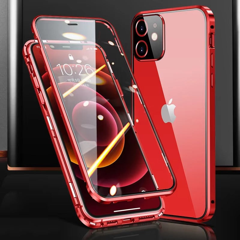 High Quality Apple iPhone Case Compatible, Camera & Screen Protection, Ultra Thin Magnetic Full All Around Protection Cover 