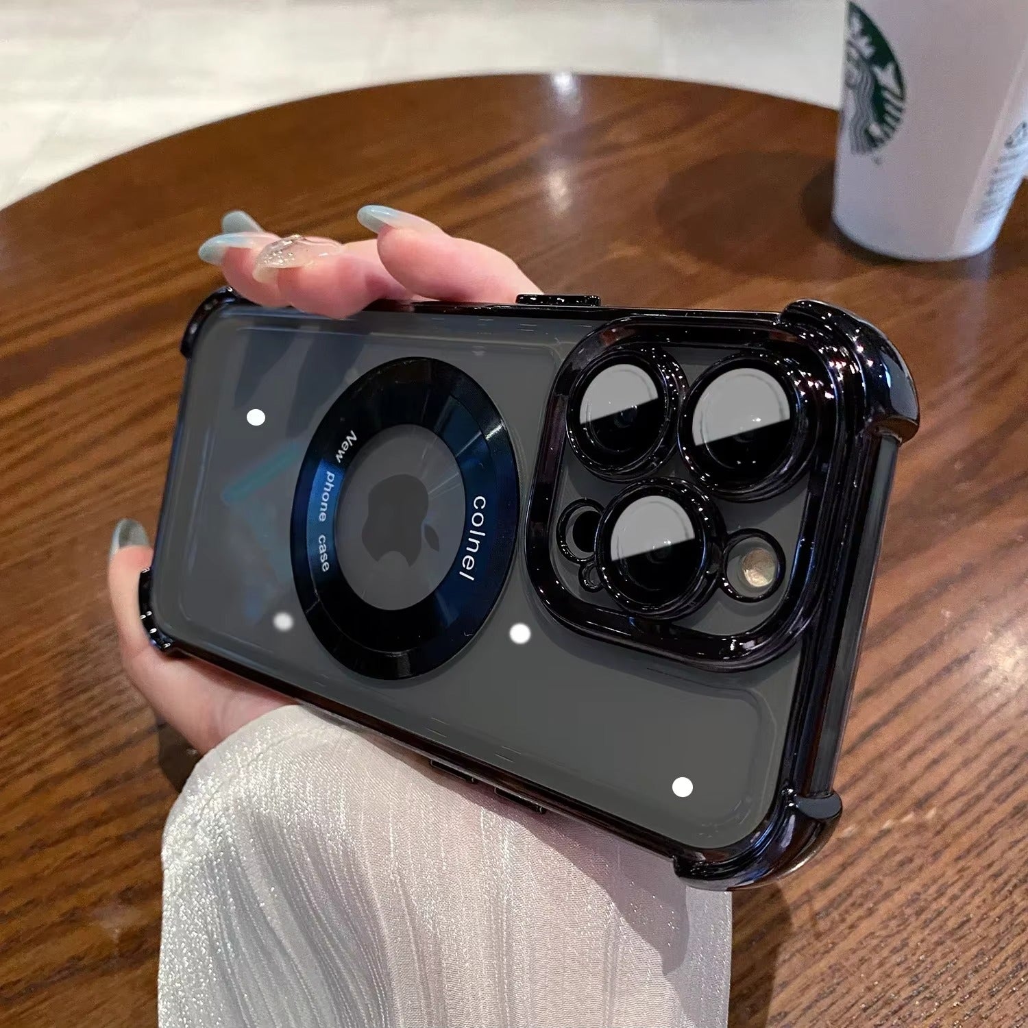 Premium Apple iPhone Case Camera Lens & Screen Protection, Ultra Thin Shockproof Magnetic Full All Around Protection Cover