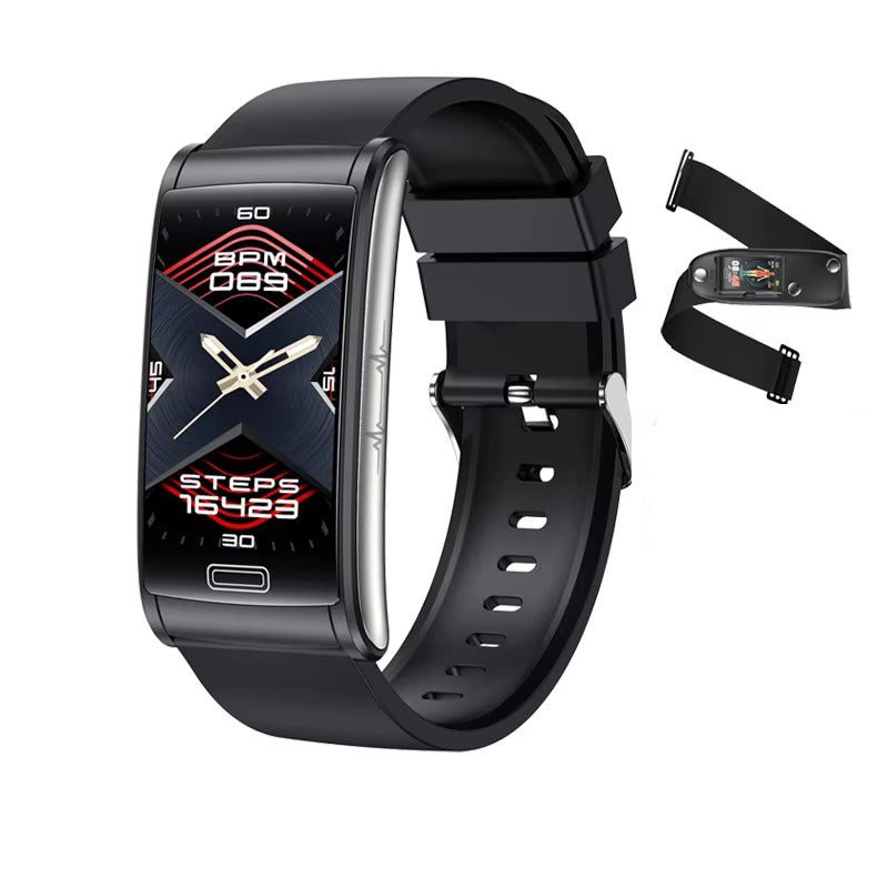 Advanced Health Smartwatch for iPhone – Non-Invasive Blood Glucose Monitor with ECG+PPG, IP68 Waterproof Fitness Tracker 