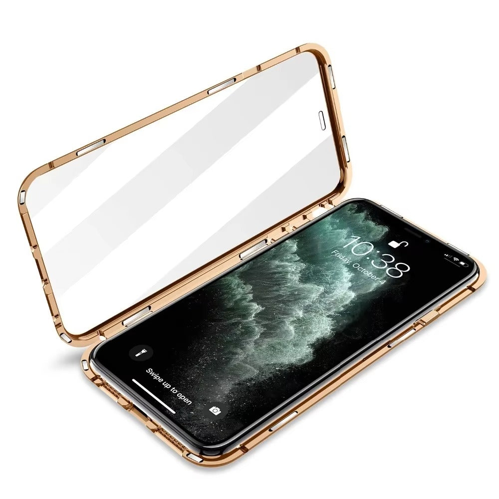 Premium Apple iPhone Case Compatible, Camera Lens & Screen Protection, Ultra Thin Magnetic Full All Around Protection Cover 