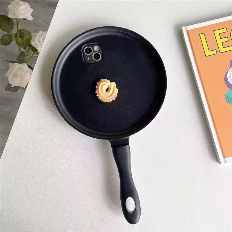 Premium Apple iPhone Case, MagSafe Compatible, Camera Lens and Screen Protection, Ultra Thin, Shockproof, Magnetic, Full All Around Protection, 3D Cartoon Pan Egg Cover