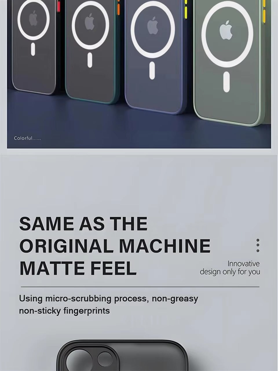 Luxury Apple iPhone Case Camera Lens & Screen Protection, Ultra Thin Shockproof Magnetic Full All Around Protection Cover