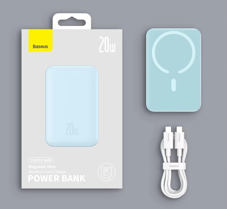 Premium, Magnetic Wireless Power Bank, 10000mAh – Mini Fast Charging Battery Pack with Auto-Wake, for iPhone