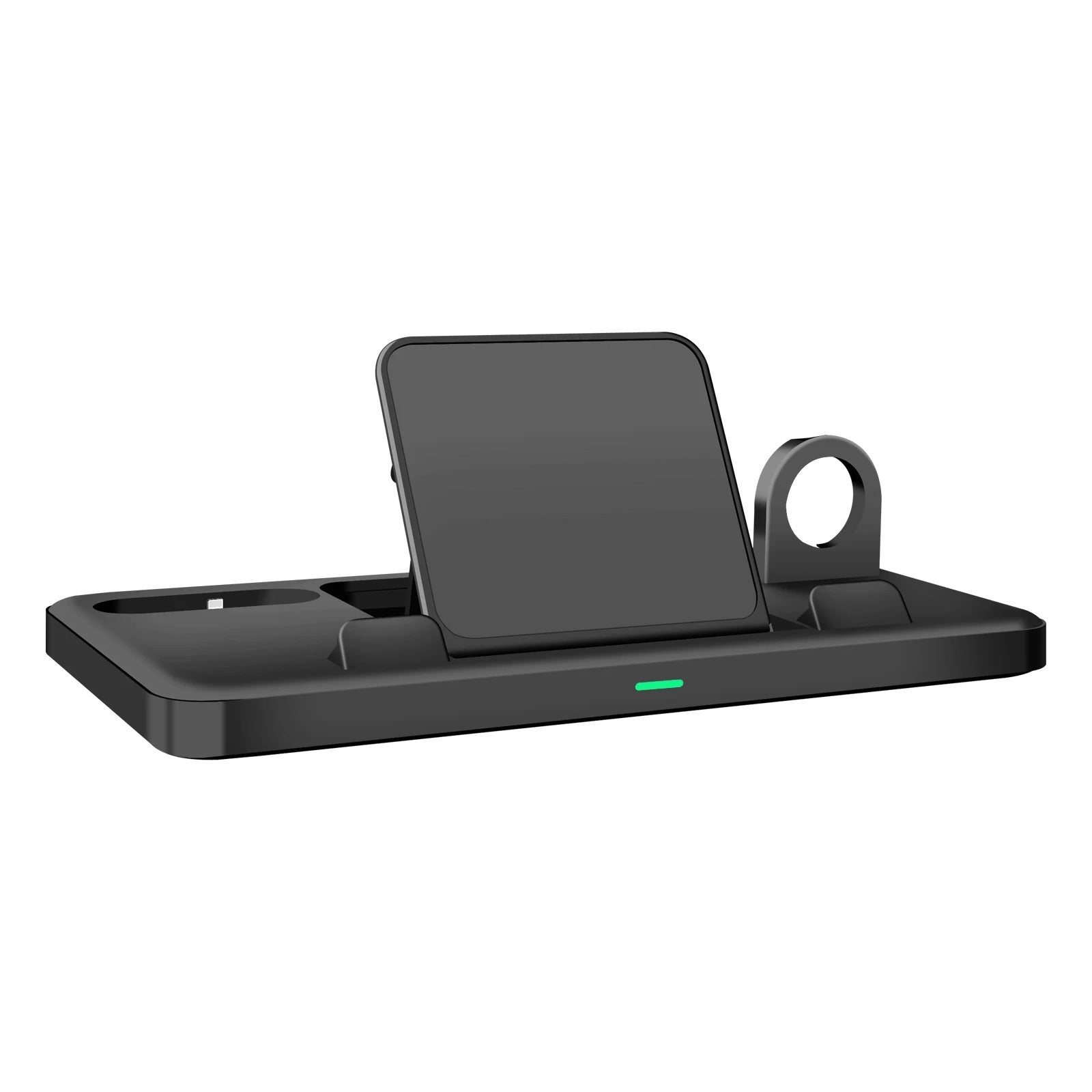 Premium 3 in 1 Charging Station – Portable Type-C Fast Charger Stand and Desk Holder for iPhone, Apple Watch and AirPods with Cable Included