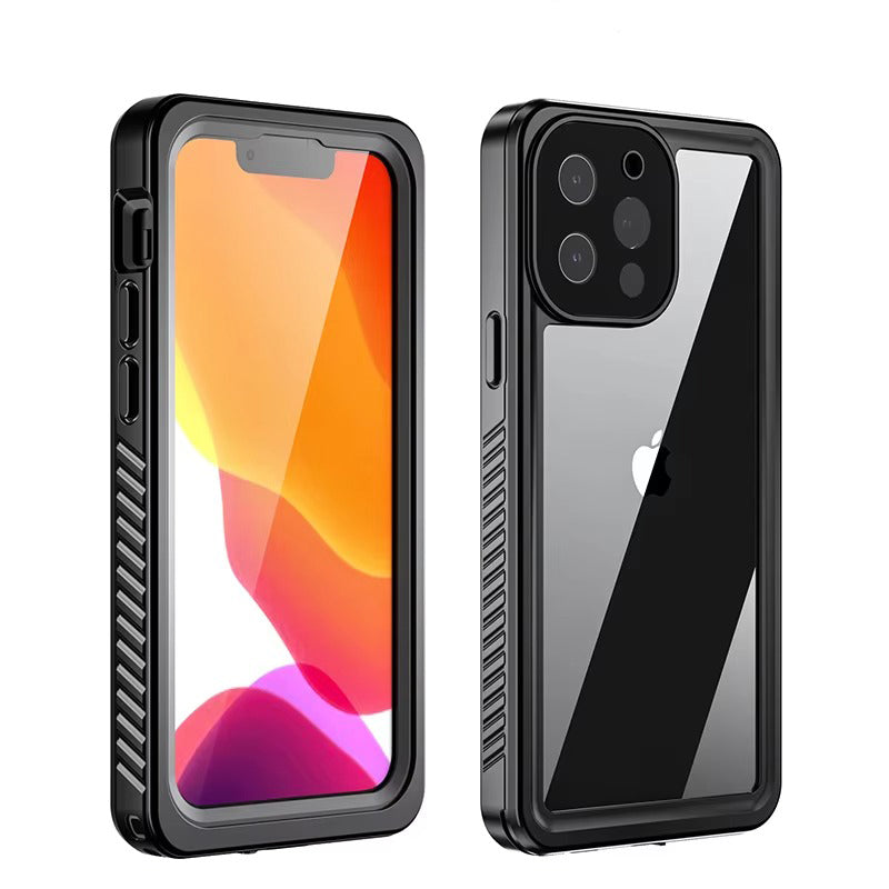 Premium Waterproof Apple iPhone Case, MagSafe Compatible, Ultra Thin Magnetic Shockproof Full Protection Cover with IP68 Seal for Diving, Swimming, and Underwater Use