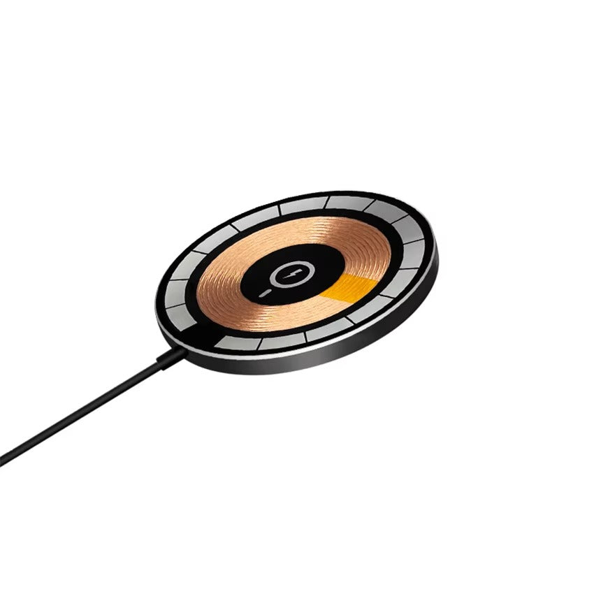 Premium, 30W Magnetic Wireless Charger Pad – Fast Charging Stand for MagSafe-Compatible iPhone, USB-A, PD Power Adapter, 