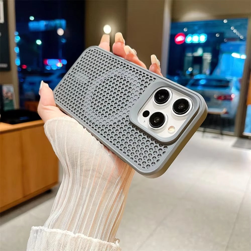 Luxury Apple iPhone Case, MagSafe Compatible, Camera Lens & Screen Protection, Ultra Thin, Shockproof, Magnetic Full All Around Cover – Matte Hard PC Case with Heat Dissipation Holes & Wireless Charging Support