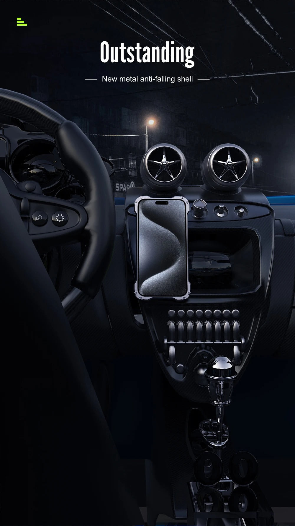 Robust Apple iPhone Case, MagSafe Compatible, Camera Lens & Screen Protection, Ultra Thin, Shockproof, Magnetic Full All Around Cover – Carbon Fiber Aluminum Alloy Case with Built-In Holder Ring & Lightweight Frame