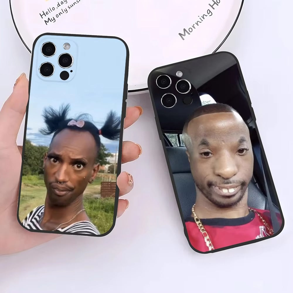 Premium Apple iPhone Case, MagSafe Compatible, Camera Lens and Screen Protection, Ultra Thin, Shockproof, Magnetic, Full All Around Protection, Funny Ugly Man Cover