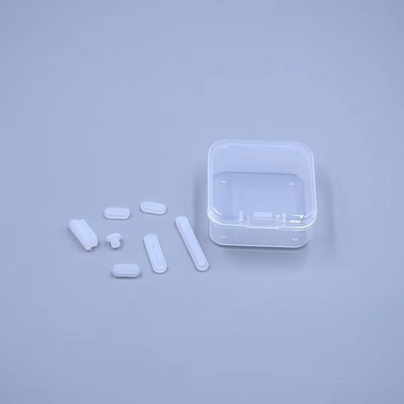 High-Quality Silicone Dust Plug Set for MacBook Pro – Anti-Dust Stopper Cover for 14, 16 Inch Laptops, M3, M4 Chip Compatible, Port Protection Accessories