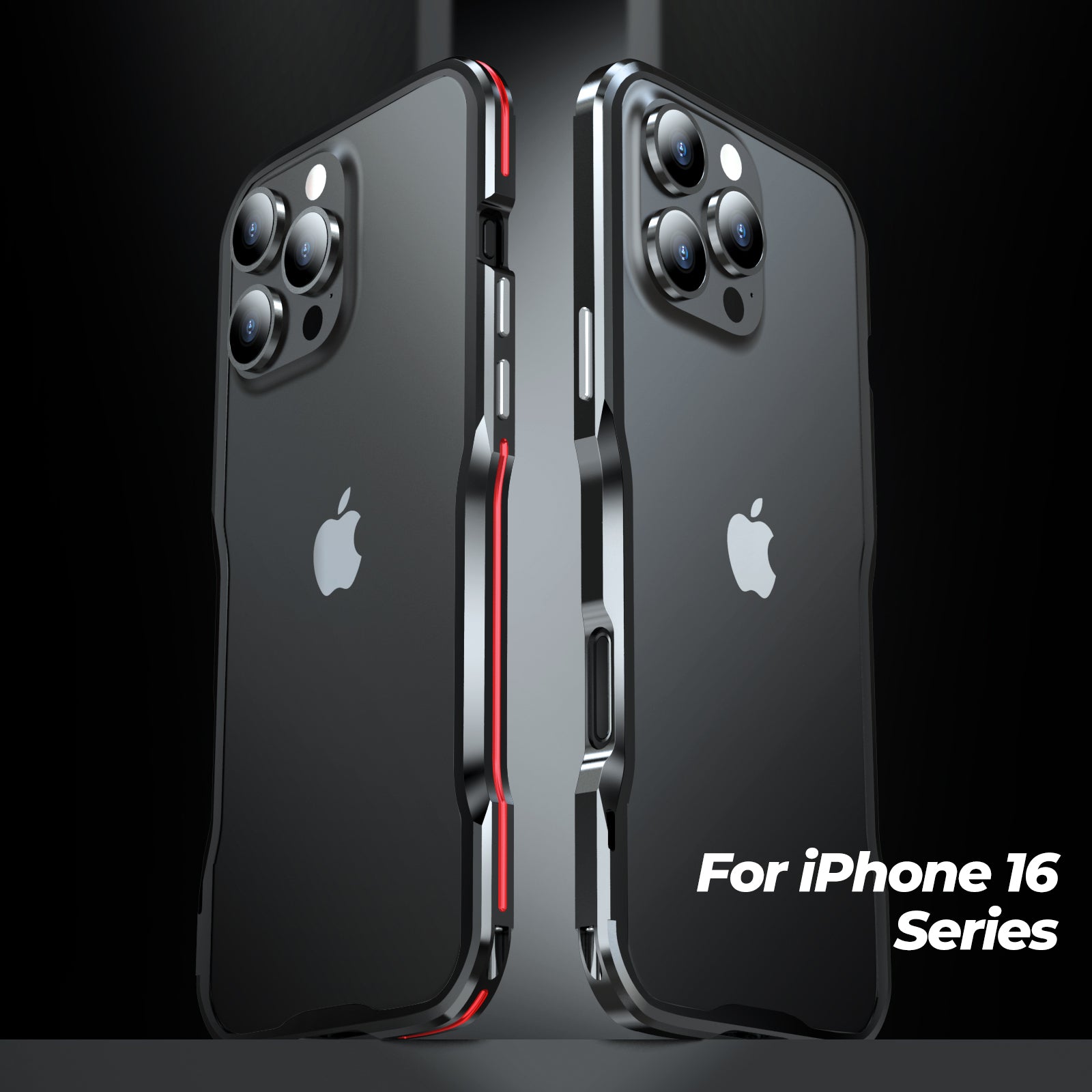 Metal Frame Bumper iPhone Case – Aluminum Detachable Heat Dissipation Cover for iPhone Models, Sleek and Durable Protection