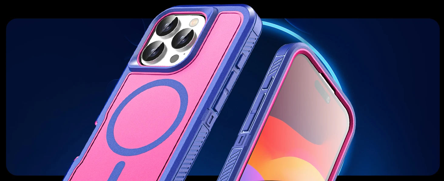 Heavy Duty Shockproof iPhone Case – Rugged Protective Cover with Kickstand, Anti-Scratch, Full-Body Protection for iPhone Models