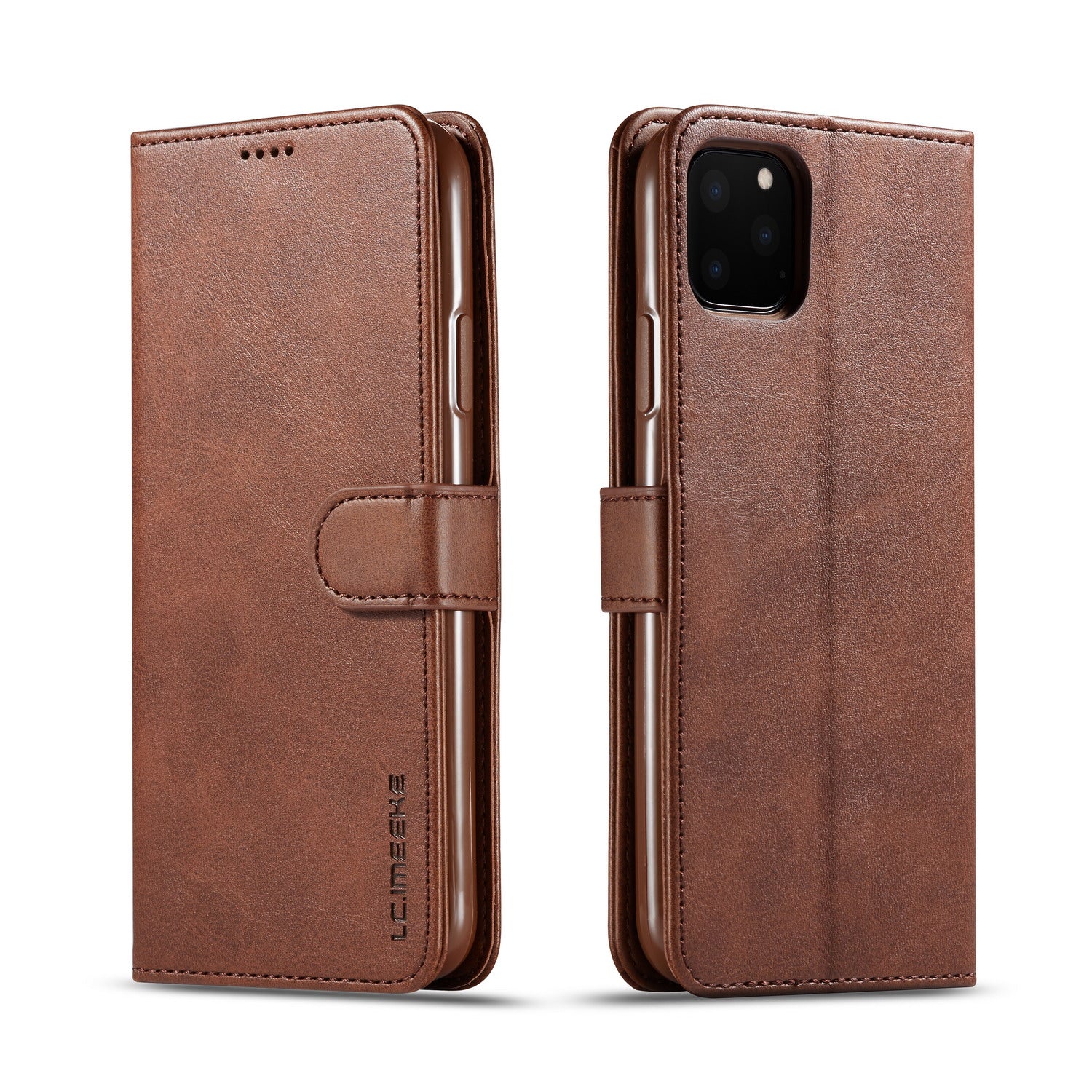 Luxury Leather Wallet iPhone Case – Flip Cover with Card Slot, Magnetic Closure, and Premium Protection for iPhone Models