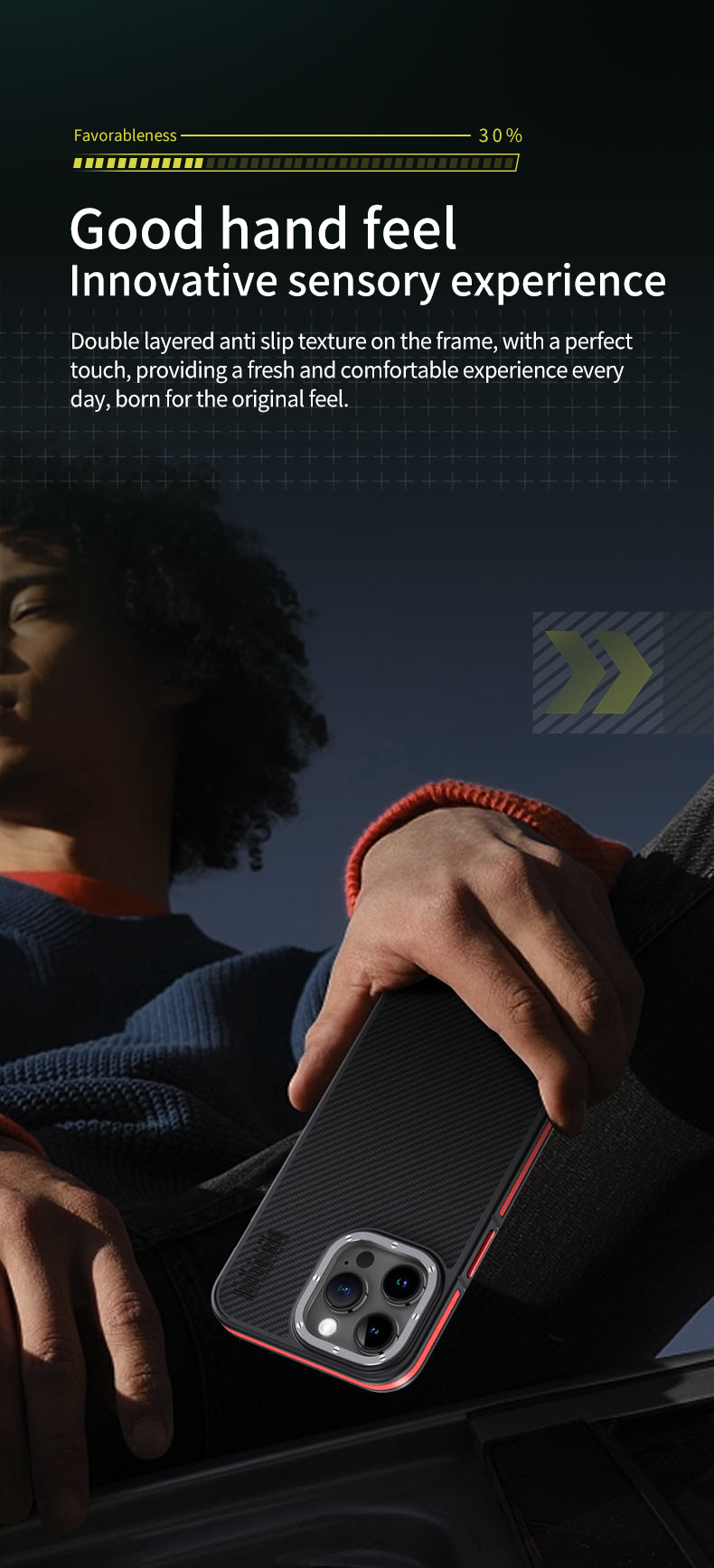 Premium 100% Aramid Fiber Kevlar iPhone Case – 600D Lightweight  Compatible Ultra-Thin Protective Cover for iPhone Models