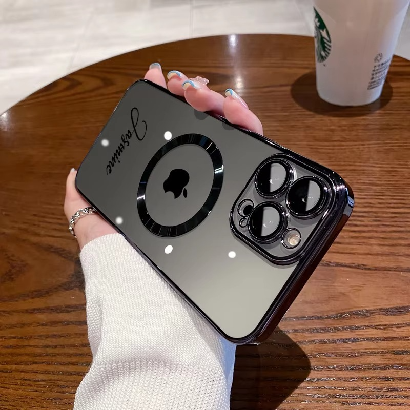 Luxury Apple iPhone Case, MagSafe Compatible, Camera Lens and Screen Protection, Ultra Thin, Shockproof, Magnetic, Full All