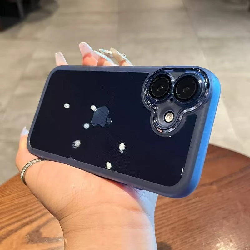 Luxury Apple iPhone Case MagSafe Compatible, Camera Lens & Screen Protection,  Cover with Matte Clear Hard PC Shell