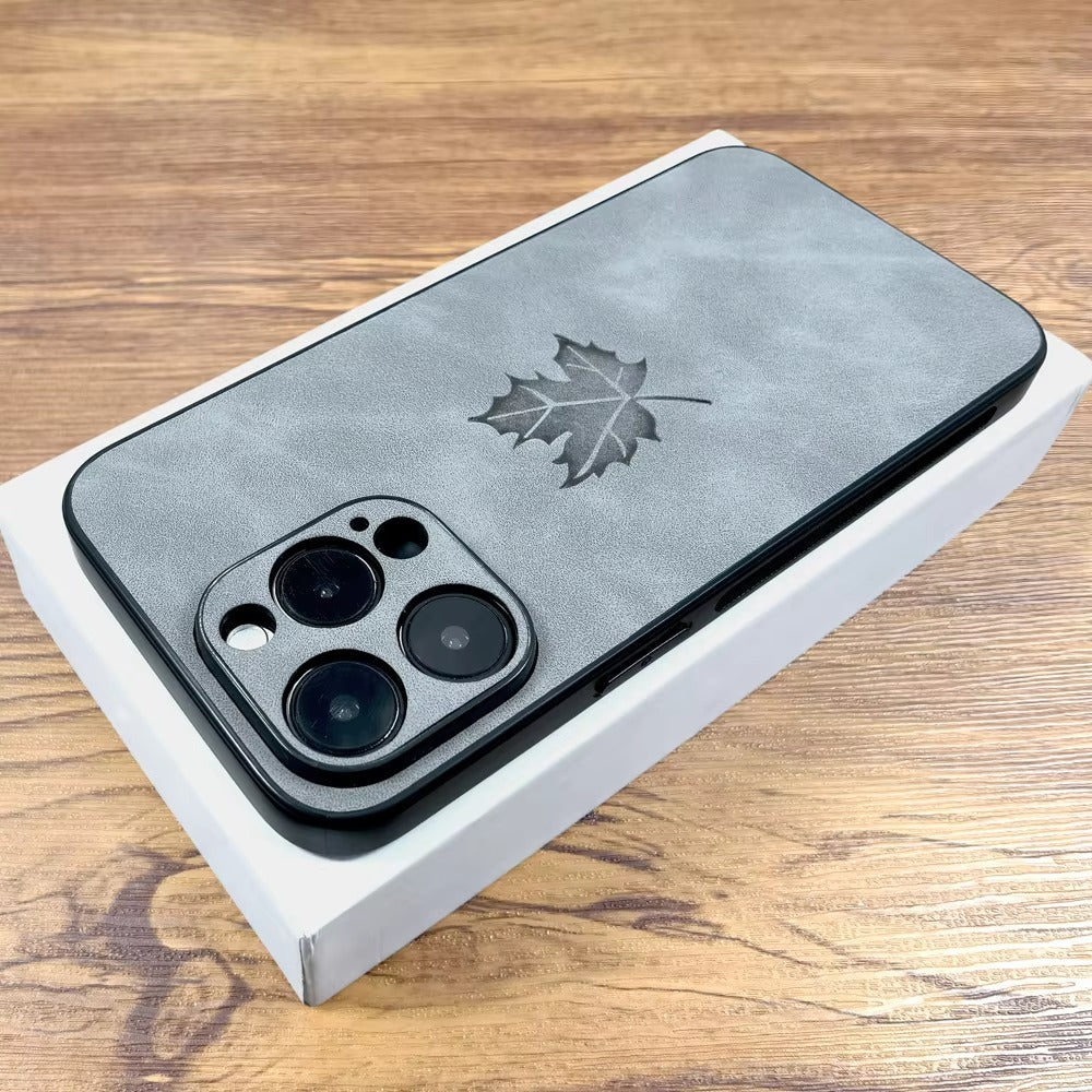 Premium Leather Retro iPhone Case – Comfortable Grip, Full Cover Protection, Stylish & Durable Design | Case for iPhone