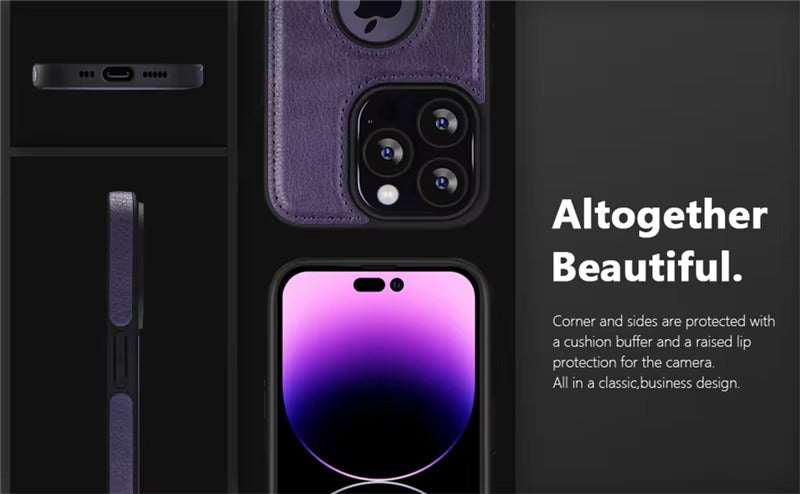 Premium Apple iPhone Case Camera Protection,  Ultra Thin Shockproof Magnetic Full All Around Protection Cover Case for iPhone