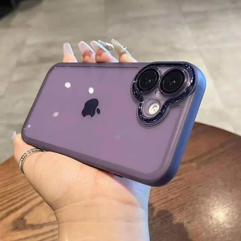 Luxury Apple iPhone Case MagSafe Compatible, Camera Lens & Screen Protection,  Cover with Matte Clear Hard PC Shell