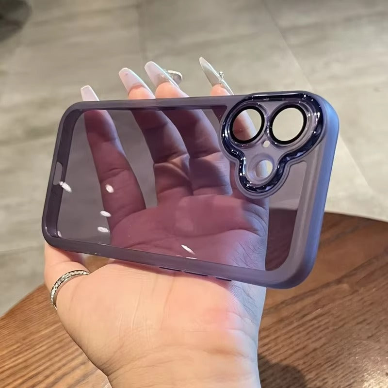 Luxury Apple iPhone Case MagSafe Compatible, Camera Lens & Screen Protection,  Cover with Matte Clear Hard PC Shell