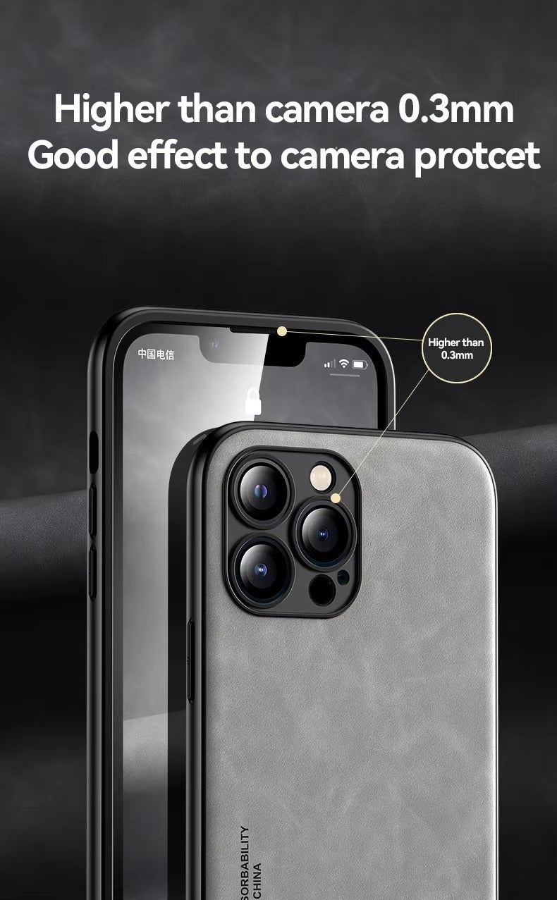 Luxury Magnetic Leather MagSafe iPhone Case – Wireless Charging,  Shockproof & Stylish Protection | Case for iPhone