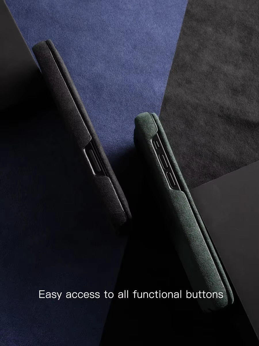 Premium Genuine Leather Flip iPhone Case – 100% Cowhide, Luxury Design, Stylish & Durable Protective Cover | Case for iPhone