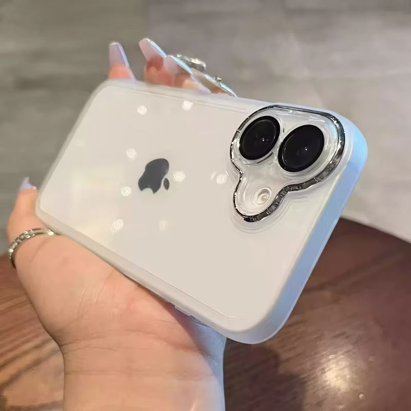 Luxury Apple iPhone Case MagSafe Compatible, Camera Lens & Screen Protection,  Cover with Matte Clear Hard PC Shell