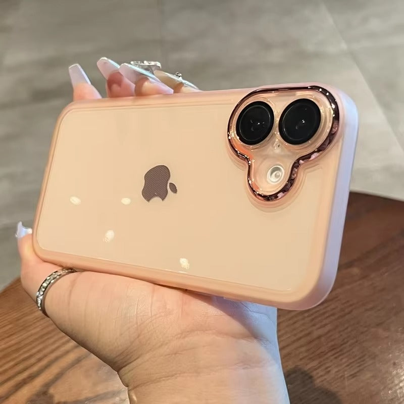 Luxury Apple iPhone Case MagSafe Compatible, Camera Lens & Screen Protection,  Cover with Matte Clear Hard PC Shell