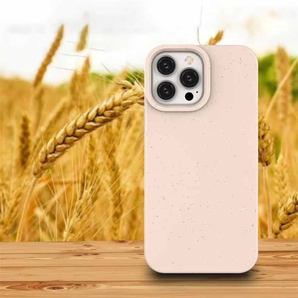 Premium Apple iPhone Case, MagSafe Compatible, Camera Lens and Screen Protection, Ultra Thin, Shockproof, Magnetic, Full All Around Protection, Biodegradable Wheat Straw Cover