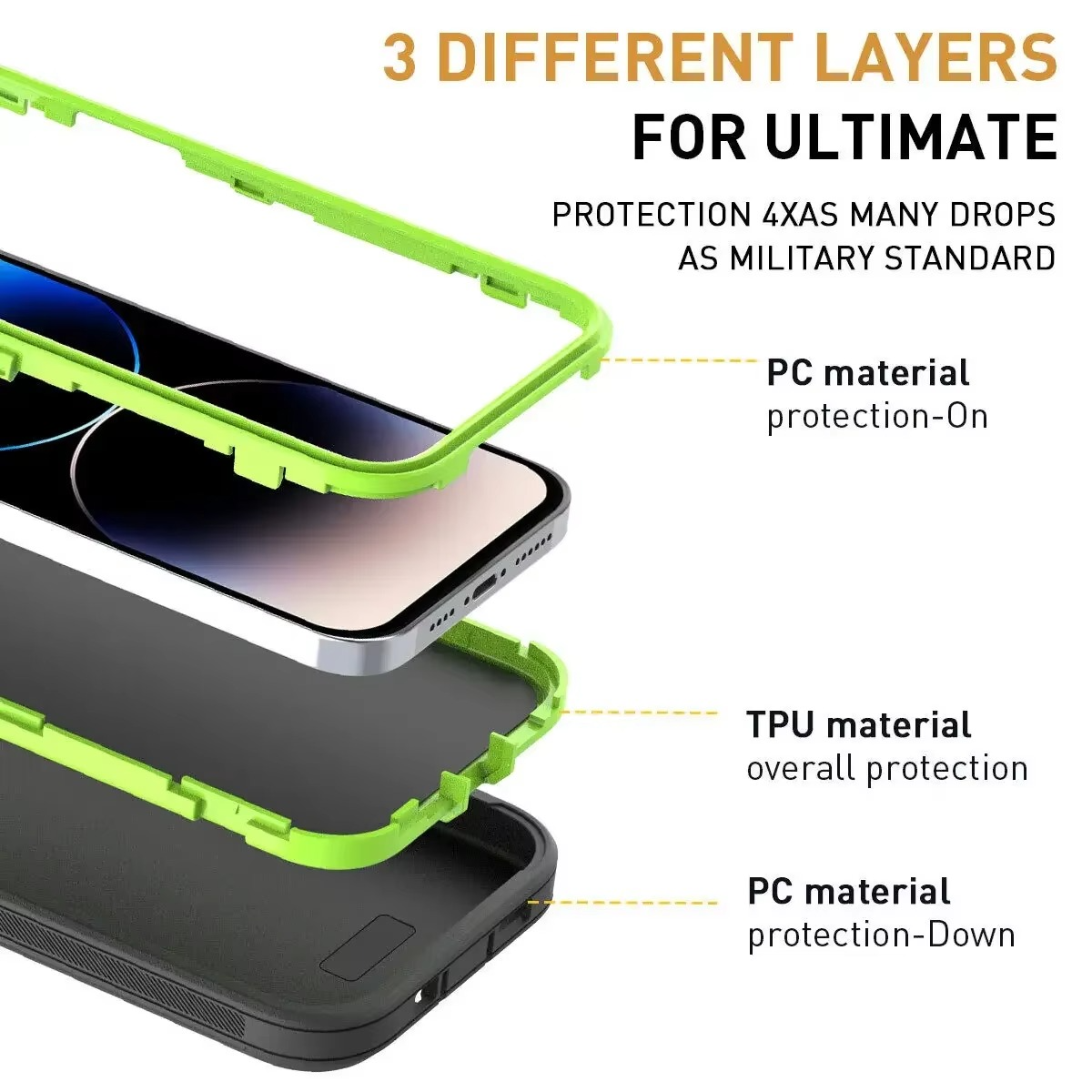 Luxury Apple iPhone Case, MagSafe Compatible, Camera Lens and Screen Protection, Ultra Thin, Shockproof, Magnetic, Full All Around Protection, Dustproof Armor Case Box