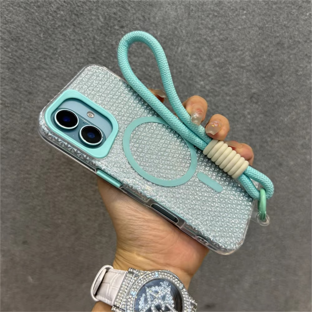 High Quality Apple iPhone Case, MagSafe Compatible, Camera Lens and Screen Protection, Ultra Thin, Shockproof, Magnetic, Full All Around Protection, Colorful Glitter Cover
