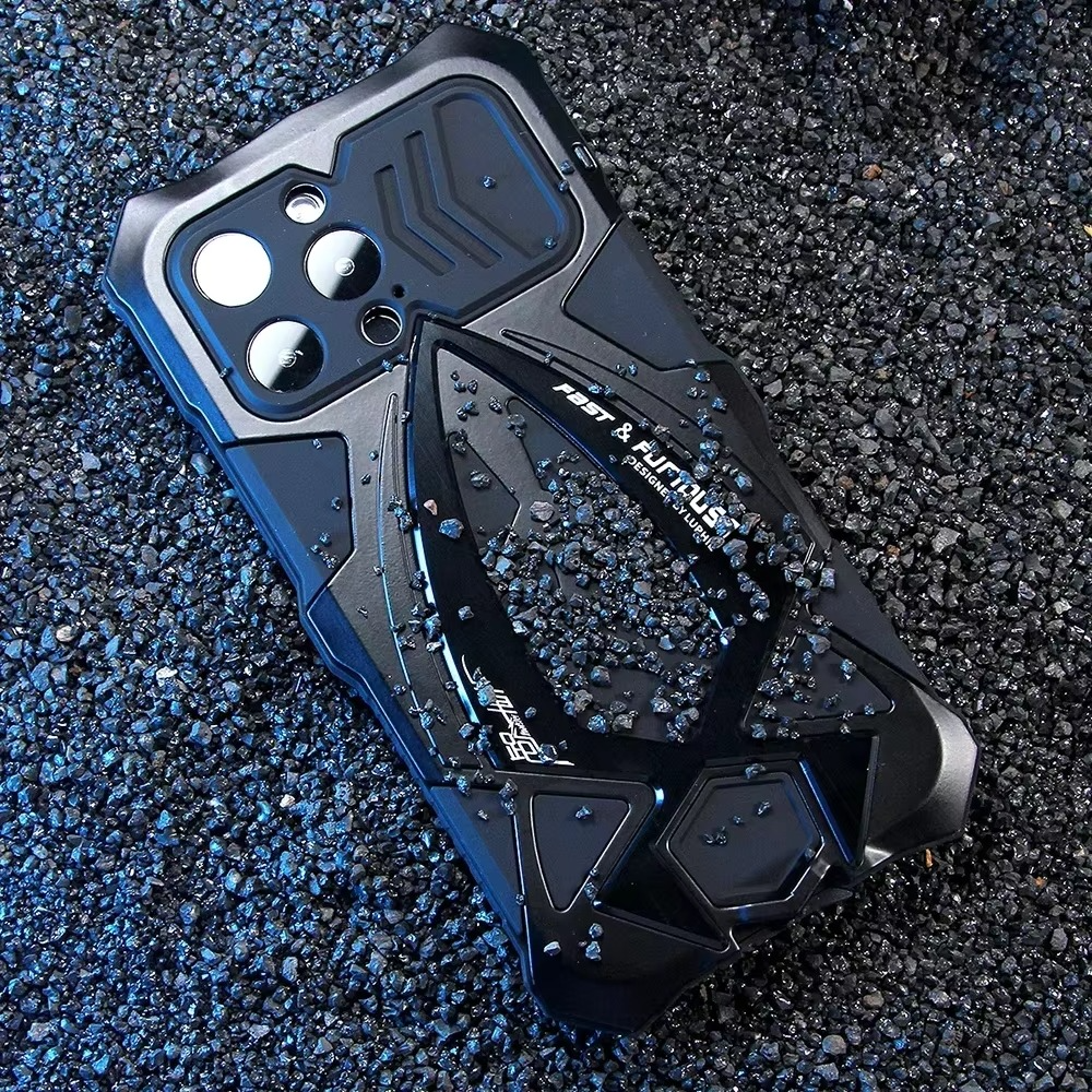 Luxury Apple iPhone Case, MagSafe Compatible, Camera Lens and Screen Protection, Ultra Thin, Shockproof, Magnetic, Full All Around Protection, Metal Armor Shell Cover