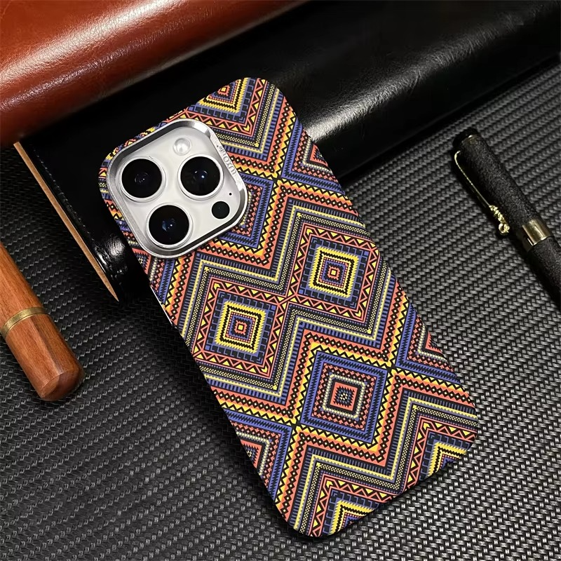 Premium Apple iPhone Case, MagSafe Compatible, Camera Lens and Screen Protection, Ultra Thin, Shockproof, Magnetic, Full All Around Protection, Nordic Sweater Hard Cover