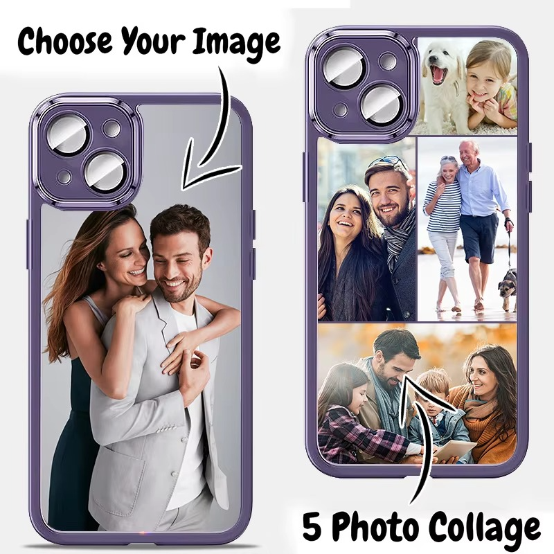 Premium Apple iPhone Case, MagSafe Compatible, Camera Lens and Screen Protection, Ultra Thin, Shockproof, Magnetic, Full All Around Protection, Custom Photo TPU Cover