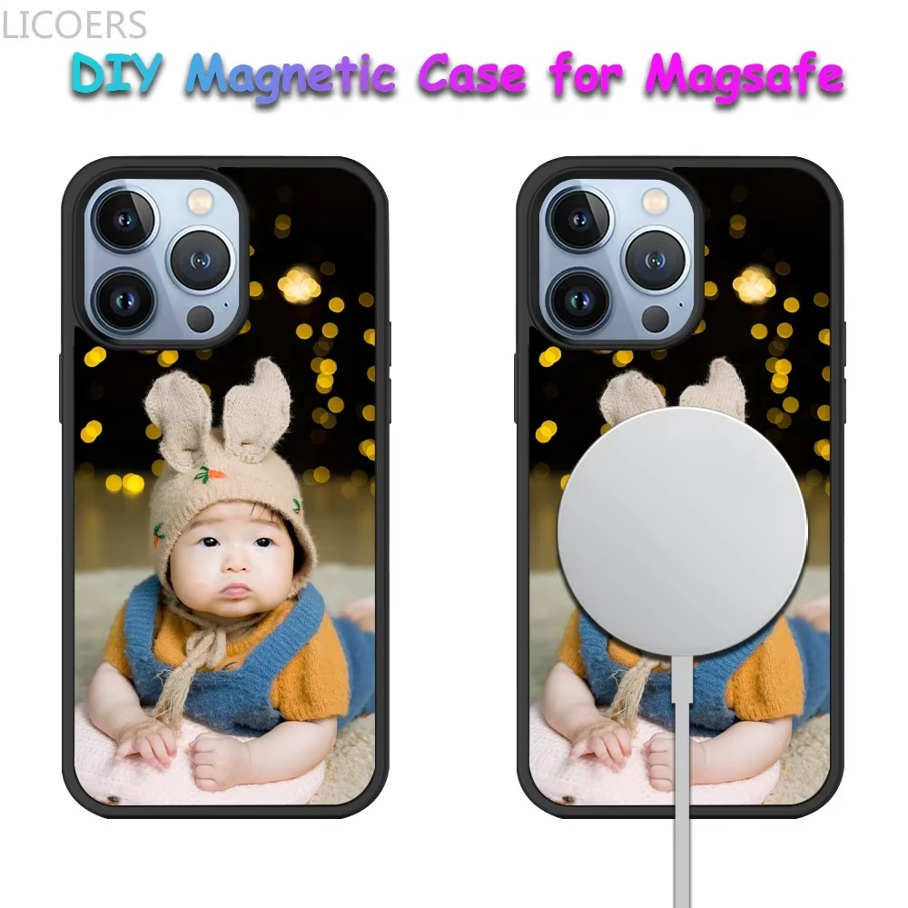 Premium Apple iPhone Case, MagSafe Compatible, Camera Lens and Screen Protection, Ultra Thin, Shockproof, Magnetic, Full All Around Protection, Custom Acrylic Photo Cover