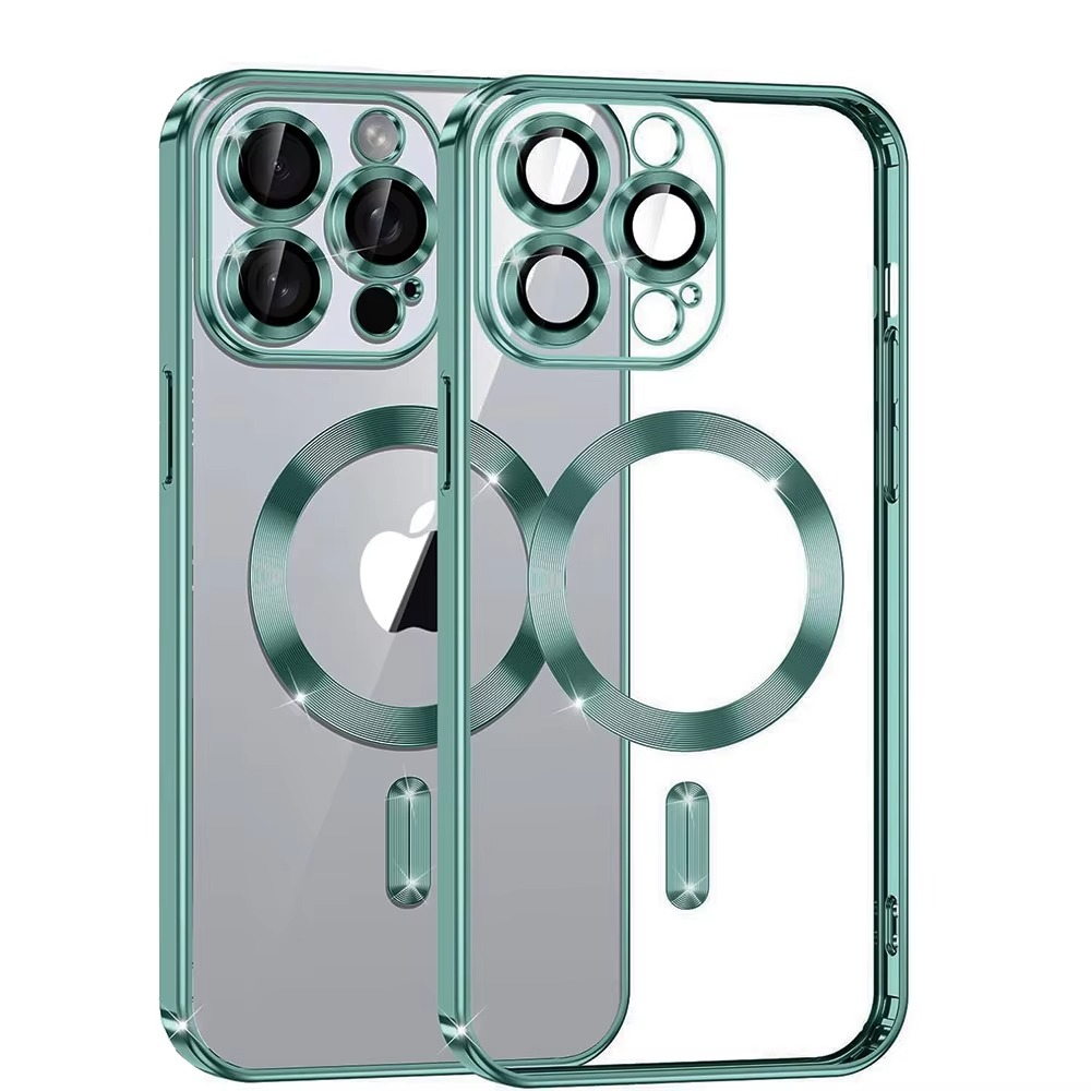 Luxury Desert Gold MagSafe iPhone Case - Magnetic Wireless Charging, Electroplated Bumper, Durable Cover | Case for iPhone