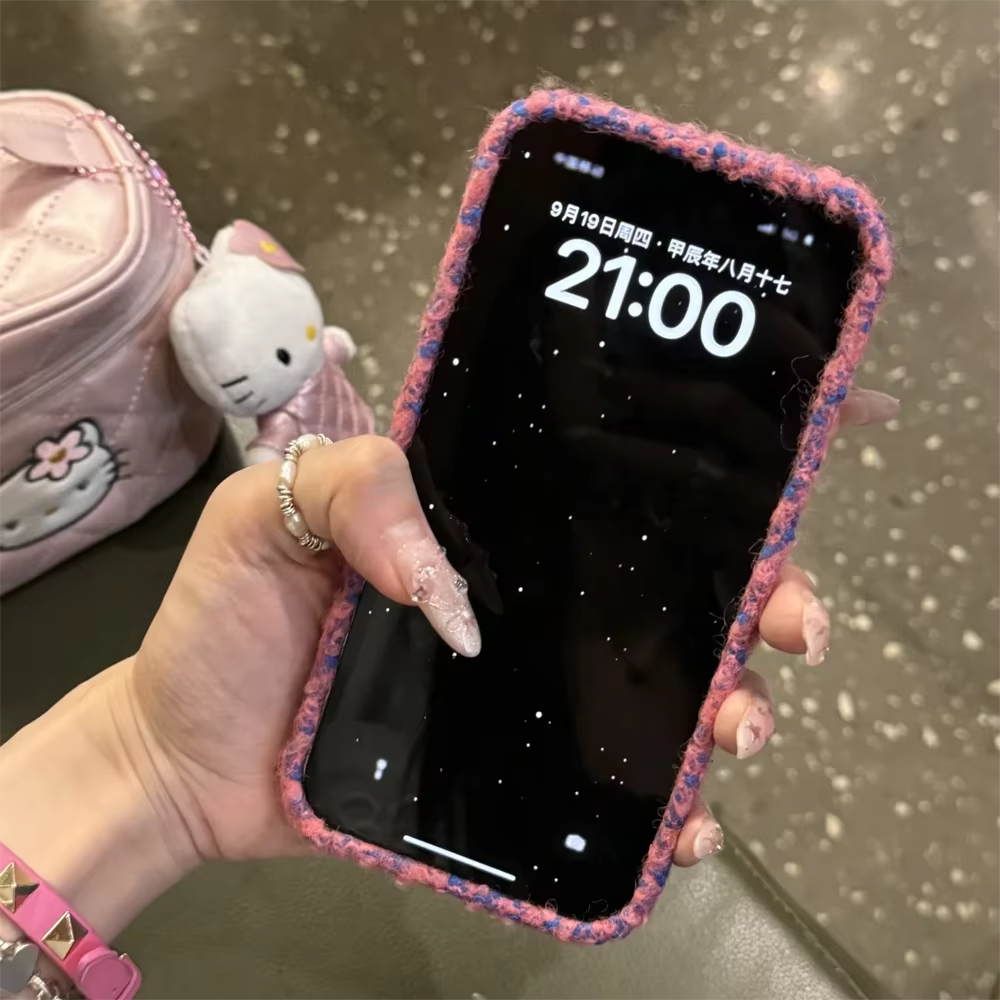 Luxury Apple iPhone Case, MagSafe Compatible, Camera Lens and Screen Protection, Ultra Thin, Shockproof, Magnetic, Full All Around Protection, Velvet Fabric Soft Cover