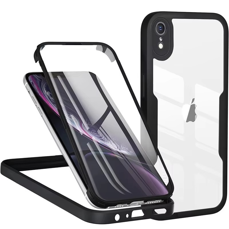 Robust Apple iPhone Case, MagSafe Compatible, Camera Lens and Screen Protection, Ultra Thin, Shockproof, Magnetic, Full All Around Protection, 360 Clear Rugged Shield Cover