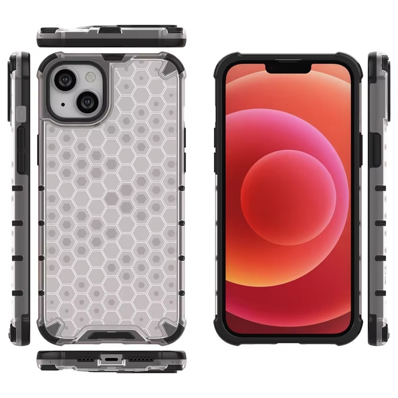 Robust Apple iPhone Case, MagSafe Compatible, Camera Lens and Screen Protection, Ultra Thin, Shockproof, Magnetic, Full All Around Protection, Honeycomb Hybrid Armor Cover