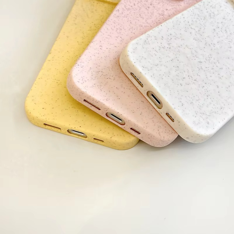 Premium Apple iPhone Case, MagSafe Compatible, Camera Lens and Screen Protection, Ultra Thin, Shockproof, Magnetic, Full All Around Protection, Eco-Friendly Wheat Straw Cover