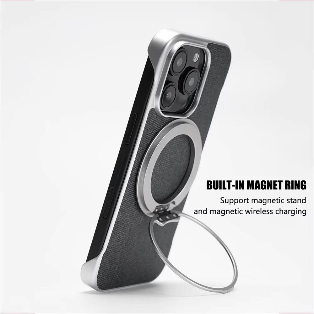 Premium Apple iPhone Case, MagSafe Compatible, Camera Lens and Screen Protection, Ultra Thin, Shockproof, Magnetic, Full All Around Protection, Canvas Fabric Hard Cover