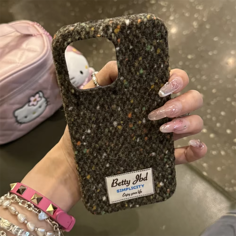 Luxury Apple iPhone Case, MagSafe Compatible, Camera Lens and Screen Protection, Ultra Thin, Shockproof, Magnetic, Full All Around Protection, Velvet Fabric Soft Cover