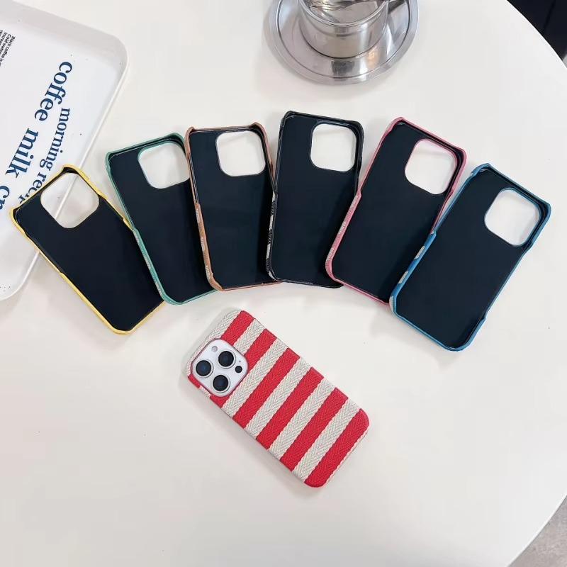 Premium Apple iPhone Case, MagSafe Compatible, Camera Lens and Screen Protection, Ultra Thin, Shockproof, Magnetic, Full All Around Protection, Canvas Stripe Fabric Cover